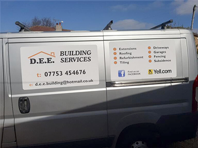 DEE Building Services Van
